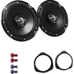 JVC 2-Wege Koaxial Lautsprecher CS-J620X - Car-HiFi-Lautsprecher mit 300 Watt Leistung, Hybrid Surround für exzellenten Klang und einfache Installation.