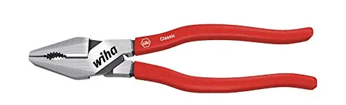 Wiha 10338 Werkstatt Kraft-Kombizange 225mm - Zangen für präzises Greifen und Schneiden, ideal für professionelle Werkstätten mit ergonomischem Griff für hohen Komfort.