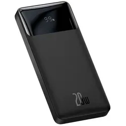 Produktbild Baseus Bipow Digital Display Powerbank 10000mAh 20W 2x USB / USB Typ C / Micro USB 20W Quick Charge AFC FCP schwarz (PPDML-L01) - Schwarz
