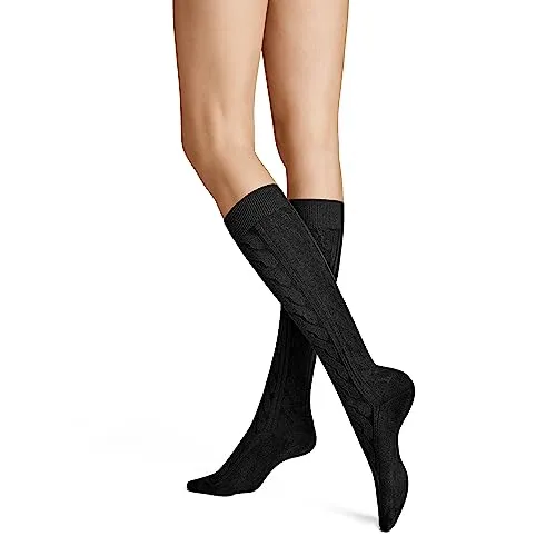Hudson Damen Kniestrümpfe Winter Plait rutschfest