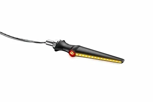Kellermann Jetstream® DF Rück-, Bremslicht, Blinker Einheit, schwarz - Motorradlampen mit klarem Glas, E-geprüft und ideal für Sicherheit und Sichtbarkeit auf der Straße.
