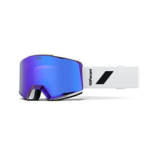 100% Norg Skibrille, White-hiper Violet Mirror