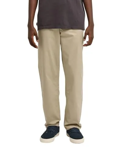 Element Regular Comfort Twill Chino-Hose für Männer - Beige - M - Bequeme Chino-Hose aus recycelter Baumwolle mit Regular Tapered Fit. Nachhaltig und stylisch für jeden Anlass.