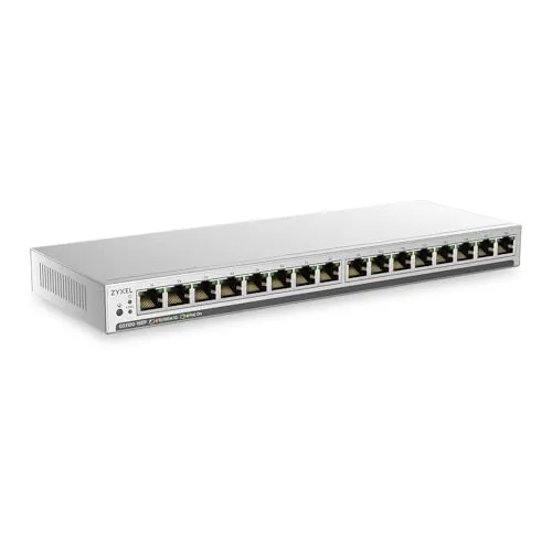 Zyxel GS1100-16EPS 16 Port PoE+ Gigabit Switch in grau von Zyxel