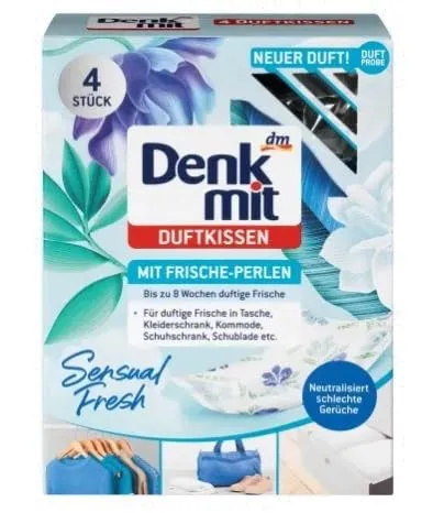 Denkmit Wäscheduft-Kissen Sensual Fresh, 4 Stück