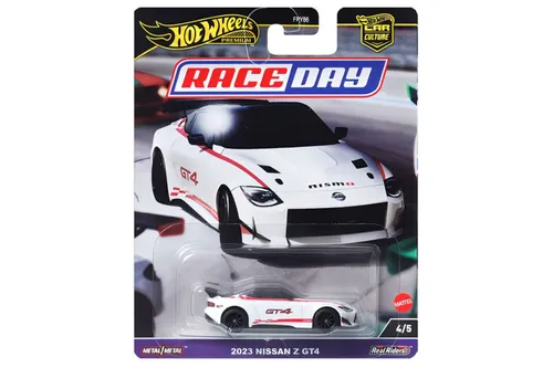 Hot Wheels FPY86-HRV73 Nissan Z GT4 weiss/rot 2023 - Race Day 4/5
