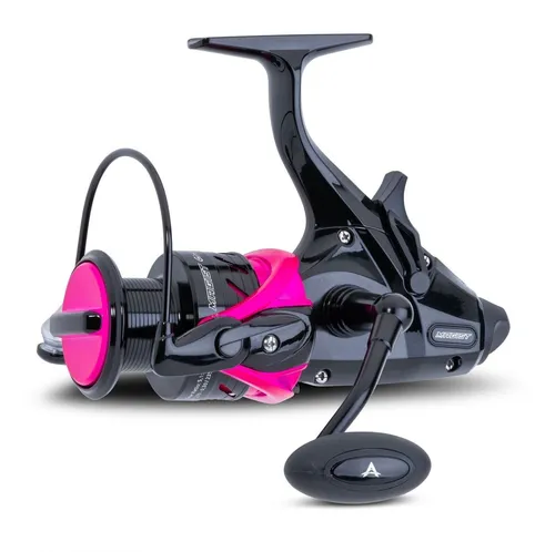 Anaconda Magist Girl BTR-4000 Freilaufrolle - Angelrolle für Süßwasserangeln, mit robuster Aluminiumspule in Rosa und 4+1 Kugellagern für smoothes Fischen. Ideal für Karpfenangler!