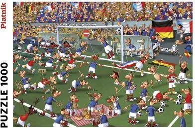 PIATNIK 537349 - PUZZLE 1000 T. FUßBALL
