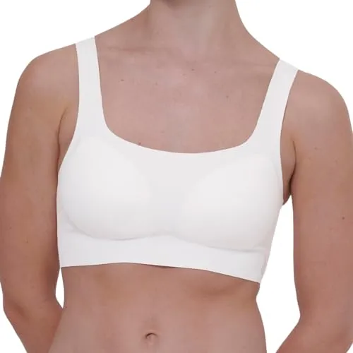 SLOGGI Zero Feel 2.0 Top Damen Bustier, Gr. XS, Silk Weiß