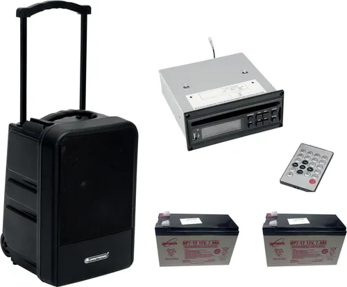 Produktbild OMNITRONIC Set MOM-10BT4: Modular-Drahtlos-PA-System mit CD-Player