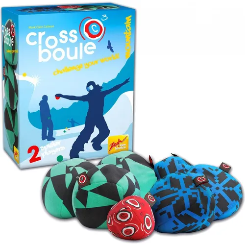Zoch Crossboule Set Mountain - Gesellschaftsspiel für Outdoor-Spaß - Gesellschaftsspiel für 2-6 Spieler, ideal für den Freizeitsport im Freien mit mehrsprachiger Anleitung in Deutsch, Französisch und Englisch.