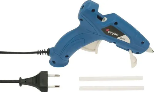 Glorex Heissklebepistole Mini blau, 20 Watt  Heißklebepistole