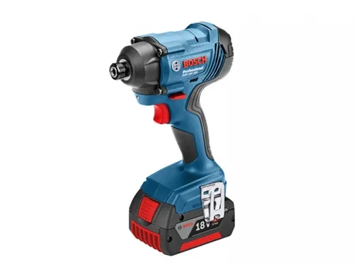 Bosch Professional 18V System Akku Drehschlagschrauber GDR 18V-160 - Akkuschrauber mit 160 Nm max. Drehmoment, ideal für Schrauben M6 - M14, inklusive 2x 2.0Ah Akkus und Ladegerät in praktischer L-BOXX.
