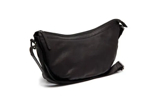 The Chesterfield Brand Clarita - Elegante Umhängetasche 35 cm schwarz - Damen-Schultertaschen aus hochwertigem Leder mit zeitlosem Design und verstellbarem Schulterriemen für optimalen Tragekomfort.