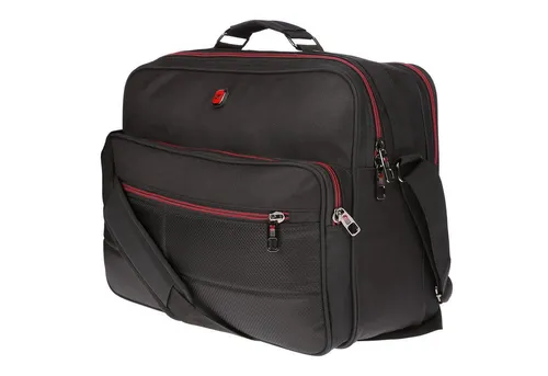 Herren Arbeitstasche XL Umhängetasche - Schultertasche aus wasserabweisendem Nylon, ideal für Business und Freizeit mit verstellbarem Träger und praktischen Außentaschen. Maße: 39 x 30 x 16 cm.