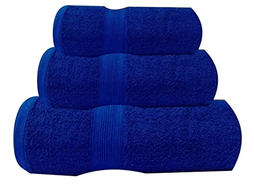 Handtuch Duschtuch Gästetuch Badetuch Waschhandschuh in allen Größen 500/m² Blau 50x30