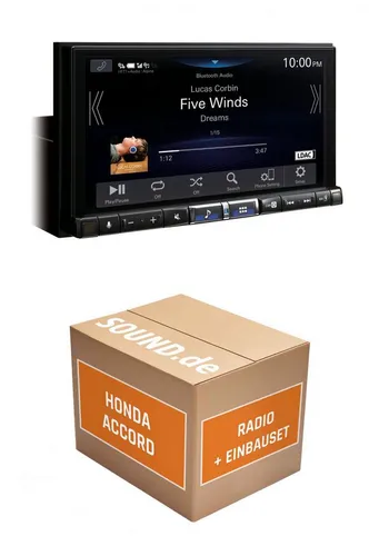 JUST SOUND Autoradio Einbauset Alpine iLX-705D für Honda Accord 8
