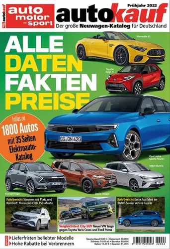 autokauf 02/2022 Frühjahr: Der große Neuwagen-Katalog für Deutschland
