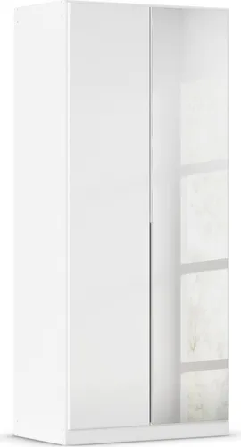 OTTO home Drehtürenschrank Kleiderschrank Kleiderschränke Schrank Garderobe AGORDO mit Glasfront (in zwei Griff-Farben, Breiten 91-405 cm) durchdachte Innenausstattung, in 8 Breiten und 2 Höhen MADE IN GERMANY