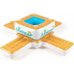 Bestway® 43296 Sandbar Schwimminsel - Badeinsel 246 x 246 cm - Planschbecken mit großzügiger Fläche für entspannte Tage im Wasser, ideal für Familie und Freunde.