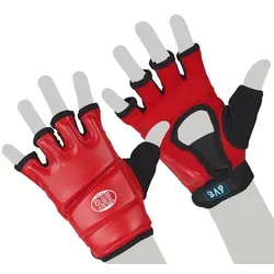 BAY-Sports MMA-Handschuhe Touch Krav Maga Wing Tsun Handschutz Handschützer rot, XXS - XXL Erwachsene und Kinder rot XL