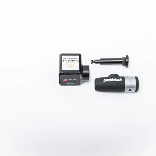 DoubleLock Außenborderschloss - Sicherheit für Bootsmotoren - Außenborderschloss für maximale Sicherheit, verriegelt in nur fünf Sekunden. Ideal für Außenbordmotoren mit Bolzenbefestigung. SCM-geprüft und mit fünf Schlüsseln geliefert!