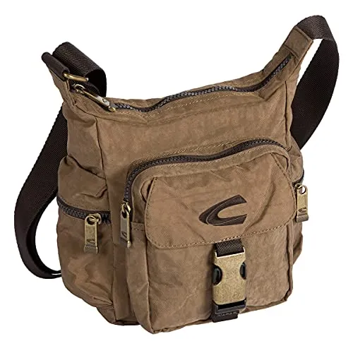 camel active Journey Umhängetasche - Messenger-Bag in Braun Sand, leicht und kompakt mit 7 Litern Volumen – ideal für den Alltag und unterwegs.