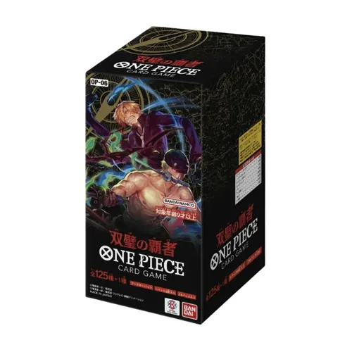 One Piece OP06 - Wings of the Captain Booster Box Display - TCG OVP Displays, hochwertige Booster-Box aus Japan für Sammler und Spieler, ideal für spannende Duelle und das Vervollständigen deiner Sammlung.