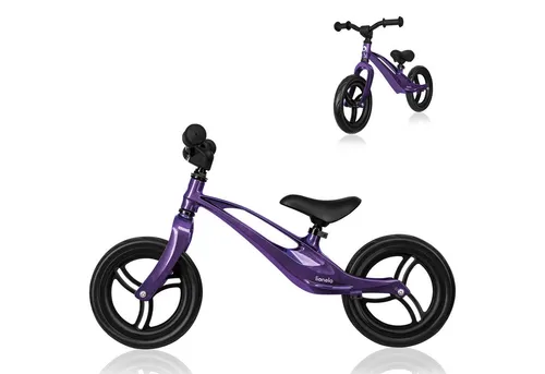 Lionelo Bart Laufrad - Ultraleichtes Kinderfahrzeug ab 2 Jahren - KINDERLAUFRAD BART: Ideal für die Entwicklung von Gleichgewicht und Koordination. Mit einem Gewicht von nur 3 kg und höhenverstellbarem Lenkrad/Sattel für maximalen Komfort.