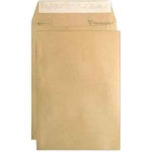 Clairefontaine Versandtaschen 5744C, braun, B5, ohne Fenster, haftklebend, Kraftpapier, 50 Stück