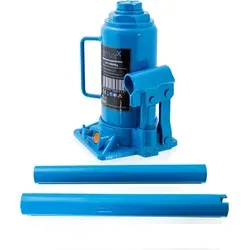 Bituxx Hydraulischer Stempelwagenheber 10000kg MS-18866 - Wagenheber für bis zu 10 Tonnen, ideal für sicheres Heben von Fahrzeugen. Mit einer maximalen Hubhöhe von 39,5 cm und robustem Design für professionelle Anwendung.