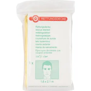 Nobamed Rettungsdecke, Hitze- und Kälteschutz, 210 x 160cm von NOBAMED