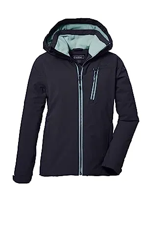 Killtec Winterjacke Dunkelblau Größe 140 - Funktionsjacken für Kinder, wasserdicht mit 10.000 mm Wassersäule, winddicht und kuscheligem Fleecefutter für optimalen Schutz bei Kälte.