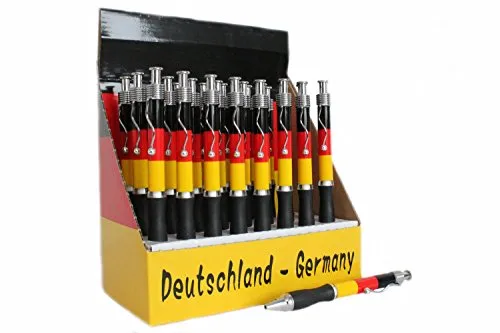 ELLUG 24 x Kugelschreiber Deutschland im Verkaufsdisplay, Fanartikel (K260564)