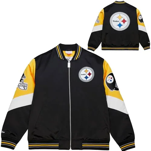 Produktbild Mitchell & Ness Throw it Back Heavyweight Vintage Satin Jacke