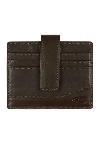 camel active Herren Kartenetui aus echtem Leder Braun - Herren-Geldbörsen: Handlich und kompakt mit RFID-Schutz, ideal für sicheren Kartenaufbewahrung. 12 Kartensteckfächer, nur 40 g leicht.