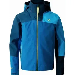 Dare 2b Kinder Explore II Wasserdichte Jacke - Funktionsjacke aus recyceltem ARED 30/30 Material, 30.000 mm Wasserdichtigkeit und atmungsaktiv. Ideal für Outdoor-Aktivitäten bei jedem Wetter, mit technischer Kapuze und sicherem Stauraum.