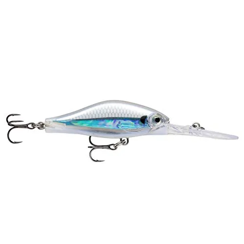 Rapala - Shadow Rap Jack Deep Angelköder - Angelzubehör - Süßwasser Spinnköder für Fried- und Raubfische - Hergestellt in Estland - Lauftiefe 3m - Fischköder 5cm, 5.7g - Albino Shiner