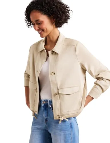 STREET ONE Jackenblazer Short Velour Jkt 44 in beige von Street One