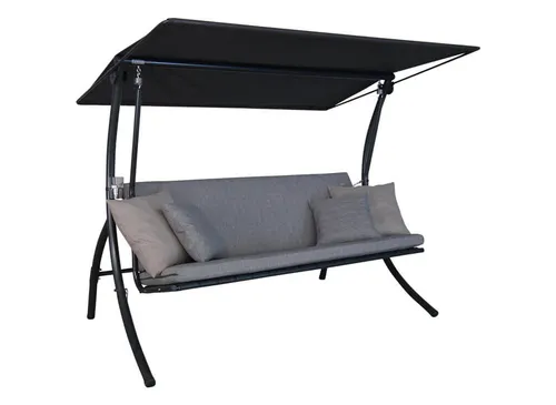 Angerer Hollywoodschaukel Motion Smart granit in grau von Angerer