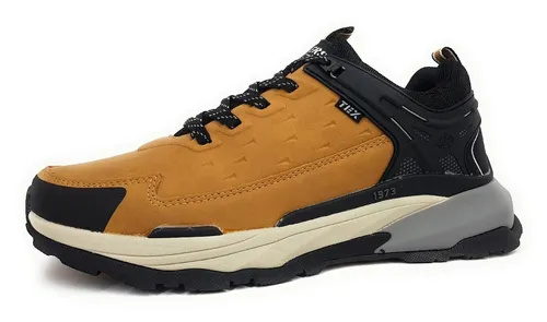 Dockers by Gerli sportlicher Schnürer - Sportlicher Schnürschuh in Braun für den Alltag. Bequeme Passform mit Gummi-Laufsohle und atmungsaktivem Textil-Innenmaterial. Ideal für aktive Tage!