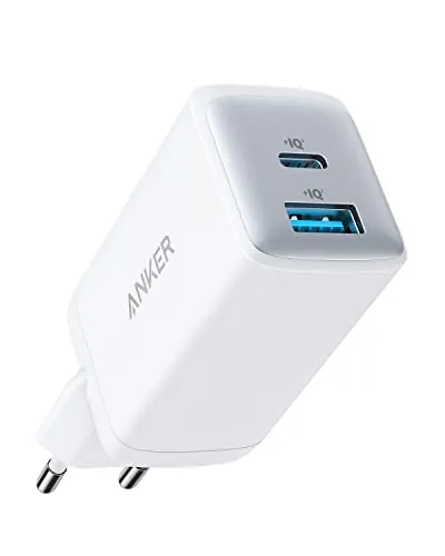 Anker USB C Ladegerät, Kompaktes 65W 2-Port Netzteil, Geeignet für MacBook Pro/Air, iPad Pro, Galaxy S22+/S21, Dell XPS 13, Note 20/10+, iPhone 17/iPhone Air/16/15, Pixel, und mehr