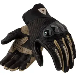 Revit Speedart Air Motorradhandschuhe – Schwarz-Beige, Größe S für Männer - Motorradhandschuhe aus wasserabweisendem Ziegenleder mit Stretch-Einsätzen für optimalen Komfort und Beweglichkeit bei jeder Fahrt.