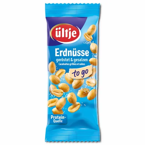  Ültje Erdnüsse gesalzen, Knabberartikel, 50g Beutel 20,00€/1kg