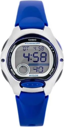 Casio Kinderuhr Palmera Blau One Size - Digitaluhr für Kinder mit Quarzwerk, wasserdicht bis 5 ATM und LED-Beleuchtung – ideal für aktive Kids!