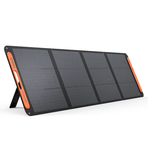 Jackery Faltbares Solarpanel 200 Air - 200W Tragbares Solarmodul - Ideal für Camping, Wandern oder Reisen. Faltbar und flexibel, bietet es 200W Leistung und einen praktischen USB-Anschluss für Ihre Elektronik. Kompakt und leicht für den Außeneinsatz.