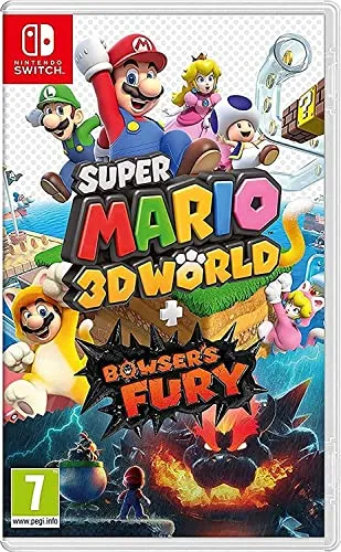 Nintendo Super Mario 3D World + Bowser's Fury für Nintendo Switch - Actiongeladenes Plattformspiel mit kooperativem Multiplayer-Modus und aufregenden neuen Herausforderungen in Bowser's Fury.