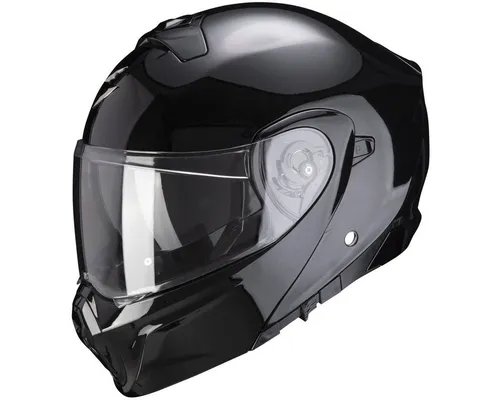 Scorpion Exo-930 Solid Schwarz XXL - Modularer Motorradhelm mit abnehmbarem Kinnteil für individuelles Open-Air-Gefühl. ECE-zertifiziert und mit 100% beschlagfreiem Pinlock Maxvision Visier für optimale Sicht.