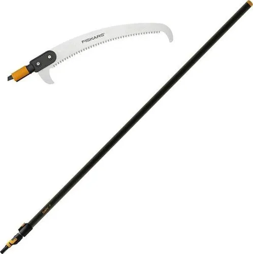 Fiskars QuikFit Bogensäge mit Teleskopstiel L