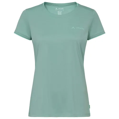 Vaude Damen Essential T-Shirt L in Grün - Leichtes und schnell trocknendes T-Shirt für Damen im Regular-Fit, ideal für Bergwanderungen. Bietet optimalen Tragekomfort und effektiven Feuchtigkeitstransport.